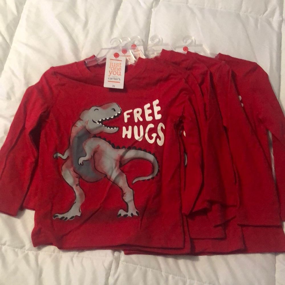 4 Brand New Boy Tops!!!!!